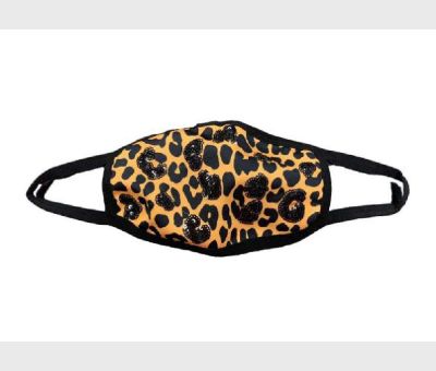Sparkle City Leopard Spot Sparkle Face Mask