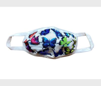 Sparkle City Butterfly Bling Bling Face Mask