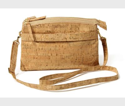 Marmi Exclusive Zina Natural Cork Crossbody